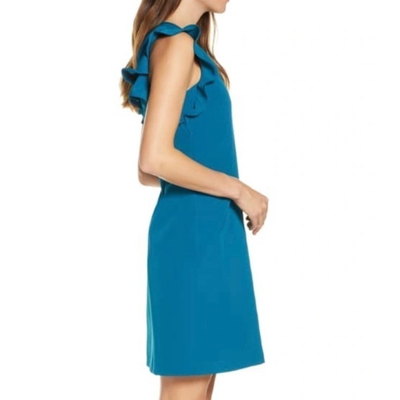 - Vince Camuto NWT gorgeous Teal dress - Picture 3 of 16
